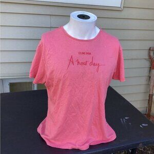 Blokecore gorpcore nostalgia earthy artisanal Celine dion short sleeve medium